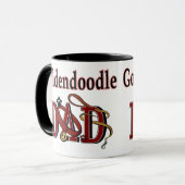 Goldendoodle Vater Geschenke Tasse (Vorderseite Links)