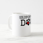 Goldendoodle Vater Kaffeetasse (Vorderseite Links)