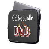 Goldendoodle-Vater Laptopschutzhülle (Vorderseite Links)