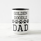 Goldendoodle Vater Tasse (Zentrum)