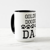 Goldendoodle Vater Tasse (Vorderseite Links)