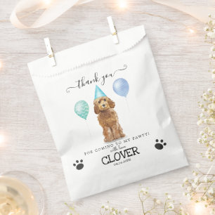 Goldendoodle Vielen Dank, dass Sie Hund Leckerei G Geschenktütchen