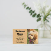 Goldendoodle Visitenkarte (Stehend Vorderseite)