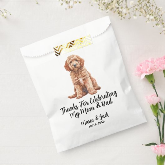 Goldendoodle Vollfarbenprägung Geschenktütchen (Versiegelt)
