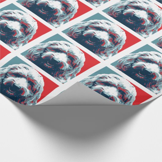 GOLDENDOODLE von Hope Hogs Geschenkpapier (Ecke)