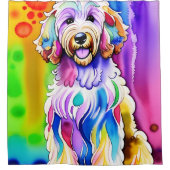 Goldendoodle Vorhang "Good Dood Collection" (Vorderseite)