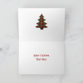 GoldenDoodle Weihnachtsfeiertag kundengerecht Feiertagskarte (Innenseite)