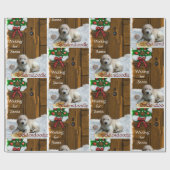 Goldendoodle Weihnachtsgeschenke Geschenkpapier (Flach)