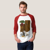 Goldendoodle Weihnachtsgeschenke T-Shirt (Vorne ganz)
