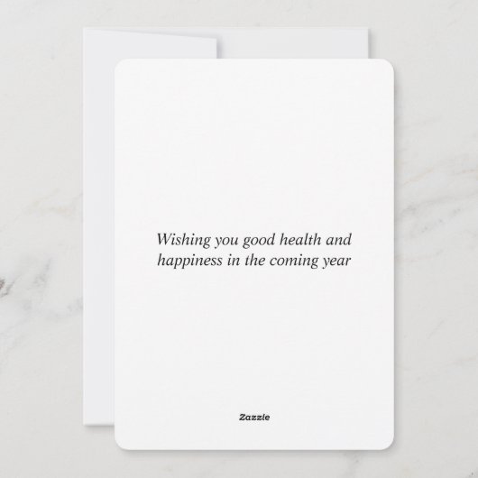 Goldendoodle Weihnachtskarte Feiertagskarte (Rückseite)