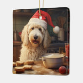 Goldendoodle Weihnachtskekse Urlaub Keramikornament (Links)