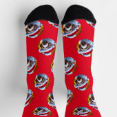 Goldendoodle Weihnachtssocke, Spaß, Niedlicher Hun Socken (Oben)