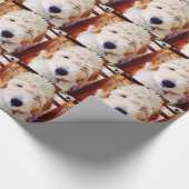 Goldendoodle Welpe Geschenkpapier (Ecke)