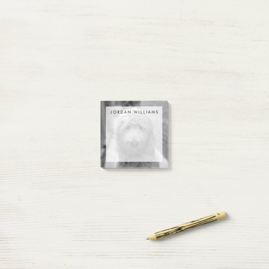 Goldendoodle-Welpe im Garten Post-it Klebezettel (Auf Schreibtisch)