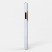 Goldendoodle Welpe mit Schnee im Gesicht Case-Mate iPhone Hülle (Hinten/Rechts)