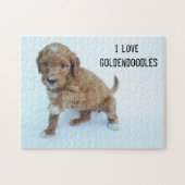 Goldendoodle Welpen-Puzzle Puzzle (Horizontal)