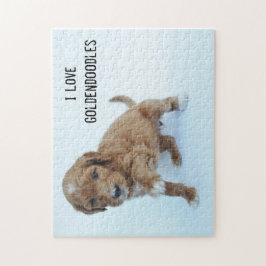Goldendoodle Welpen-Puzzle Puzzle