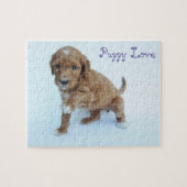 Goldendoodle Welpen-Puzzle Puzzle (Horizontal)