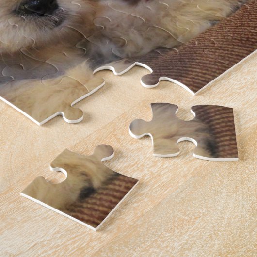 Goldendoodle Welpen-Puzzlespiel Puzzle (Seite)
