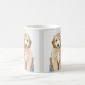 Goldendoodle Welpen spielen niedlich Kaffeetasse (Mittel)