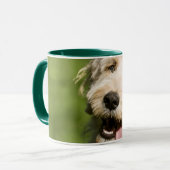Goldendoodle Welpenpaneel Tasse (Vorderseite Links)