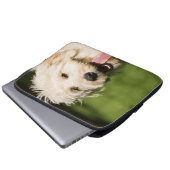 Goldendoodle Welpenpansche Laptopschutzhülle (Vorne Knopf)
