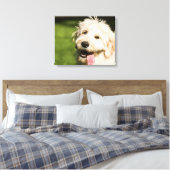 Goldendoodle Welpenpansche Leinwanddruck (Insitu (Schlafzimmer))