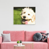 Goldendoodle Welpenpansche Leinwanddruck (Insitu (Wohnzimmer))
