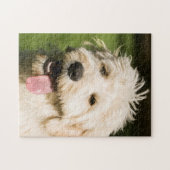 Goldendoodle Welpenpansche Puzzle (Horizontal)