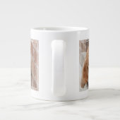 Goldendoodle-Welpenpfanne Jumbo-Tasse (Rückseite)