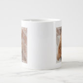 Goldendoodle-Welpenpfanne Jumbo-Tasse (Vorderseite)