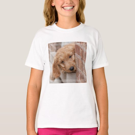 Goldendoodle-Welpenpfanne T-Shirt (Vorderseite)