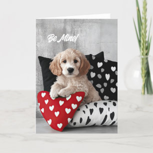 Goldendoodle Welpenvalentkarte Dankeskarte