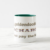 goldendoodle zweifarbige tasse (Mittel)
