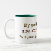 goldendoodle zweifarbige tasse (Links)