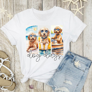 Goldendoodles in Sonnenbrille Dog Tage des Sommers T-Shirt