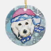 GOLDENDOODLES KERAMIK ORNAMENT (Vorne)