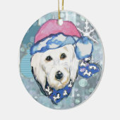 GOLDENDOODLES KERAMIK ORNAMENT (Links)