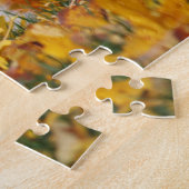 Goldendoodolle Welpe in Herbstlauben Puzzle (Seite)