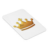 Goldene "3-D"-Krone Magnet (Rechte Seite)
