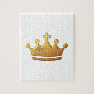 Goldene "3-D"-Krone Puzzle