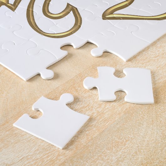 Goldene "3-D" Lilie Puzzle (Seite)