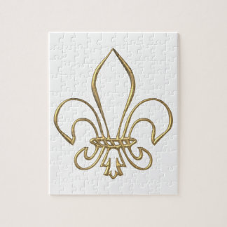 Goldene "3-D" Lilie Puzzle
