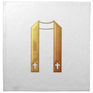 Goldene "3-D" liturgische Stola Serviette