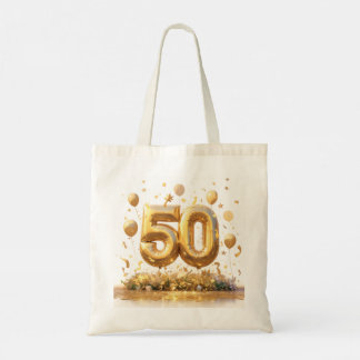 Goldene 50. Feier Tragetasche