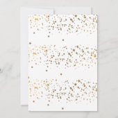 Goldene 50. Geburtstagsfeier Einladung (Rückseite)