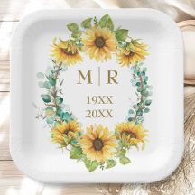 Goldene 50. Hochzeitstag-Sonnenblumen-Blumen