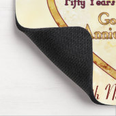 Goldene 50 Jahre Mousepad (Ecke)