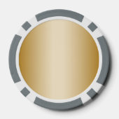 Goldene 60. Geburtstagsfeier Weltklasse Pokerchips (Rückseite)