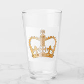 Goldene Abgeschiedene Krone Glas (Vorderseite)